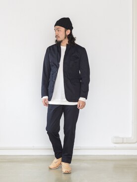 「アイテム（その他シューズ）」を使った、いっせいさん（メンズ・174cm）の冬コーディネート