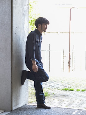 「MOTO（モト）のアイテム」を使った、いっせいさん（メンズ・174cm）の春コーディネート