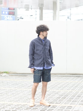 「SASSAFRAS（ササフラス）のアイテム」を使った、いっせいさん（メンズ・174cm）の春コーディネート