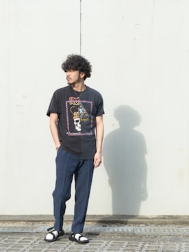 「Chaco（チャコ）のアイテム」を使った、いっせいさん（メンズ・174cm）の春コーディネート