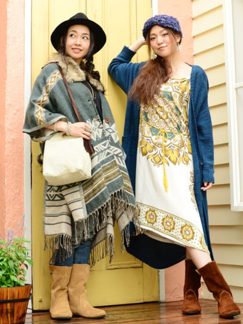チャイハネstaff アミナコレクション本部 チャイハネのワンピースを使ったコーディネート Wear