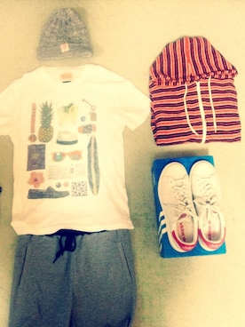 いわさん（メンズ・165cm）の春コーディネート