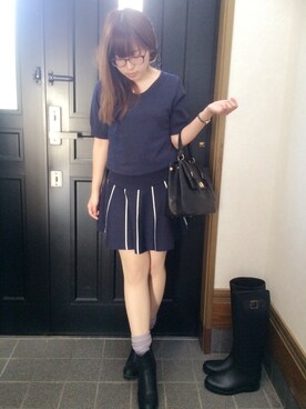 mさん（レディース・151cm）の秋コーディネート