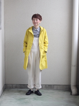 「春 コート」｜うちこさん（レディース・157cm）の春コーディネート