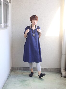 「I am I in fact...（アイアムアイインファクト）のアイテム（財布/小物）」を使った、うちこさん（レディース・157cm）の春コーディネート