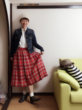 うちこさん（レディース・157cm）の春コーディネート