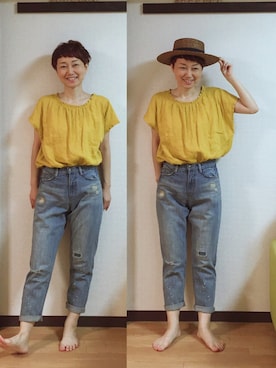 うちこさん（レディース・157cm）の夏コーディネート