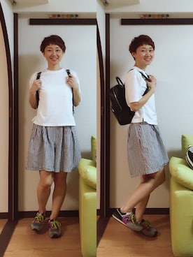 うちこさん（レディース・157cm）の夏コーディネート