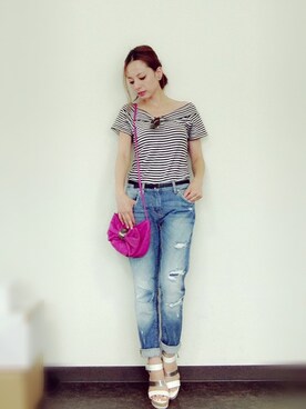 YUUKIさん（レディース・152cm）の夏コーディネート