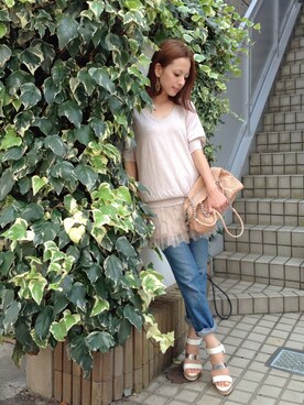 YUUKIさん（レディース・152cm）の夏コーディネート