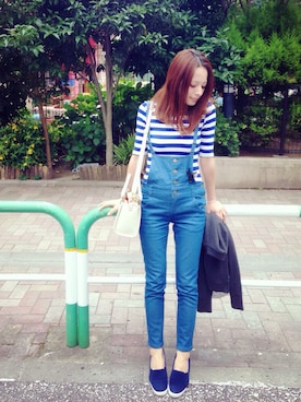 「SMADDY（スマディー）のアイテム」を使った、YUUKIさん（レディース・152cm）の夏コーディネート