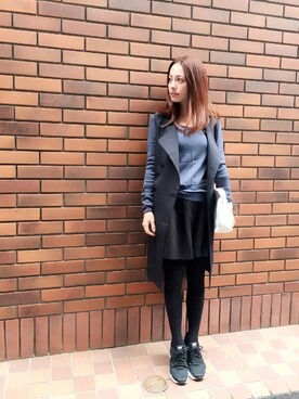 「SMADDY（スマディー）のアイテム」を使った、YUUKIさん（レディース・152cm）の秋コーディネート