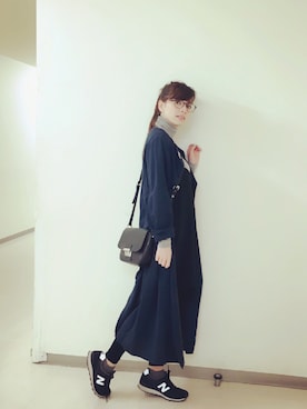 「URBAN RESEARCH Sonny Label（アーバンリサーチサニーレーベル）のアイテム（トレンチコート）」を使った、YUUKIさん（レディース・152cm）の冬コーディネート