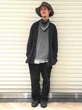 「TAKAHIROMIYASHITATheSoloIst.（タカヒロミヤシタザソロイスト）のアイテム（財布/小物）」を使った、KENさん（メンズ・170cm）の春コーディネート