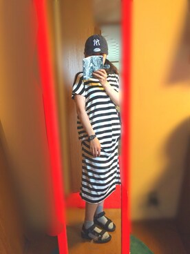 「VANS（バンズ）のアイテム（その他）」を使った、Ｍinami さん（レディース・152cm）の夏コーディネート