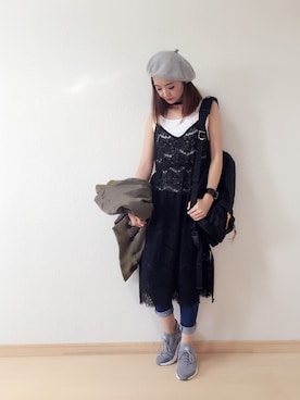 「ハラチ」｜「アイテム（ワンピース/ドレス）」を使った、ayaruさん（レディース・152cm）の秋コーディネート