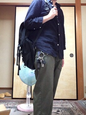 「アイテム（キーケース/キーアクセサリー）」を使った、かじゅさん（メンズ・170cm）の夏コーディネート
