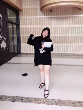 「school」｜「アイテム（スウェット）」を使った、jingjia96さん（レディース・170cm）の夏コーディネート