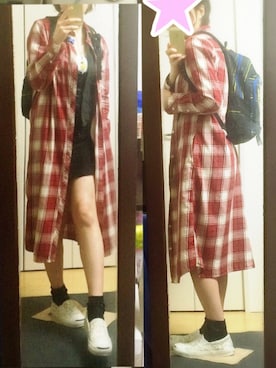 「アイテム（シャツワンピース）」を使った、demiさん（レディース・161cm・20代）の春コーディネート