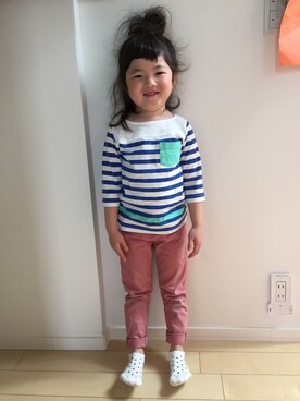 ananさん（キッズ・100cm）の春コーディネート