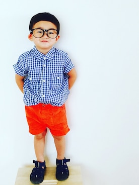 ananさん（キッズ・80cm）の夏コーディネート