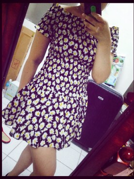 「skirt」｜「アイテム（ワンピース）」を使った、林寶拉さん（レディース・153cm）の春コーディネート