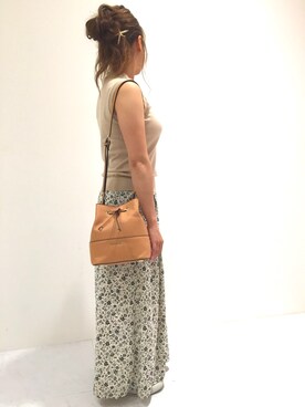 「Avail（アベイル）のアイテム（ピアス（両耳用））」を使った、sayakaさん（レディース・156cm）の夏コーディネート