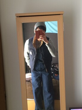 「OSHKOSH（オシュコシュ）のアイテム（つなぎ/オールインワン）」を使った、PARAさん（メンズ・180cm）の冬コーディネート