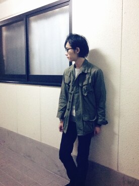 「U.S.ＡＲＭＹ」｜yuu1さん（メンズ・174cm）の冬コーディネート