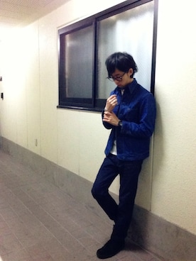 「RRL（ダブル アール エル）のアイテム（カバーオール）」を使った、yuu1さん（メンズ・174cm）の冬コーディネート