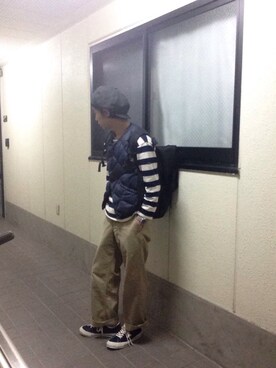 「SAINT JAMES（セントジェームス）のアイテム」を使った、yuu1さん（メンズ・174cm）の秋コーディネート