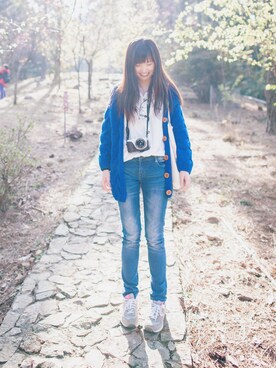 黎芯慈さん（レディース・163cm）の夏コーディネート