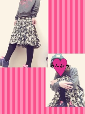 あんみつさん（レディース・154cm）の冬コーディネート