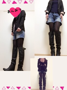 あんみつさん（レディース・154cm）の冬コーディネート