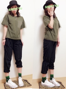 あんみつさん（レディース・154cm）の夏コーディネート