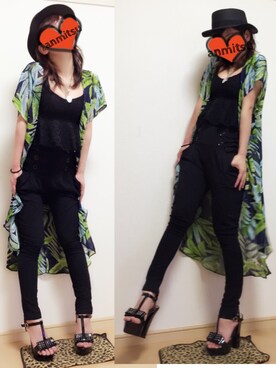 あんみつさん（レディース・154cm）の夏コーディネート