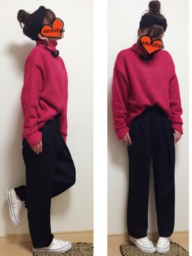 あんみつさん（レディース・154cm）の冬コーディネート