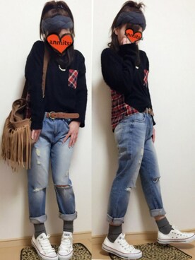 あんみつさん（レディース・154cm）の冬コーディネート