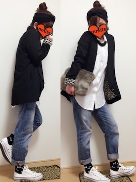 あんみつさん（レディース・154cm）の冬コーディネート