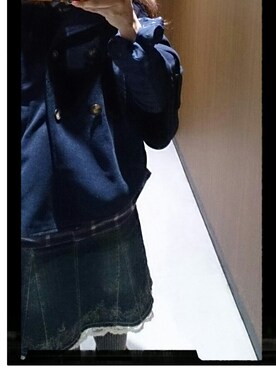 「ドルマン」｜「アイテム（ハンチング/ベレー帽）」を使った、Rieさん（レディース・148cm）の冬コーディネート