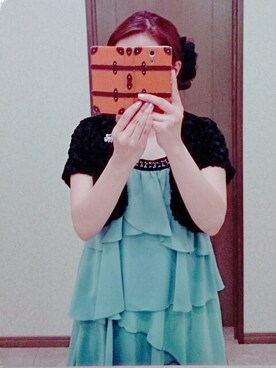 「axes femme（アクシーズファム）のアイテム（ドレス）」を使った、Rieさん（レディース・148cm）の春コーディネート