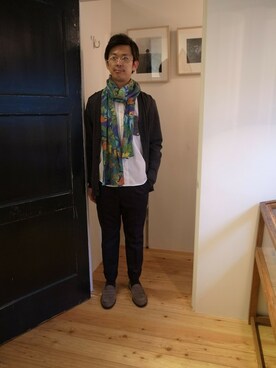 「九分丈」｜GDCTOKYO -iwamaru-さん（メンズ・170cm）の春コーディネート