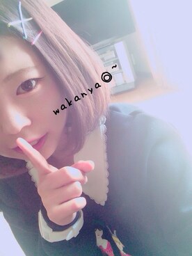 「WEGO（ウィゴー）のアイテム（バレッタ/ヘアクリップ、イエロー系）」を使った、わかにゃ。▼△さん（レディース・152cm）の冬コーディネート