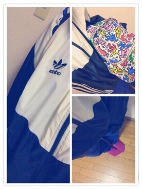「Keith Haring（キース・ヘリング）のアイテム（バッグ）」を使った、▽NIMO▽さん（レディース・158cm）の春コーディネート