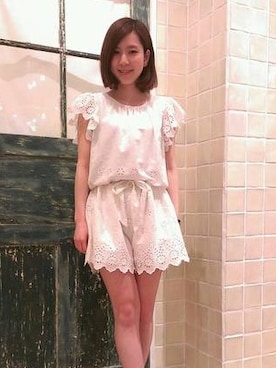 「flower」｜「アイテム（つなぎ/オールインワン）」を使った、flowerさん（レディース・153cm）の春コーディネート