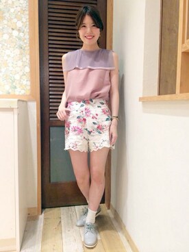 flowerさん（レディース・160cm）の夏コーディネート