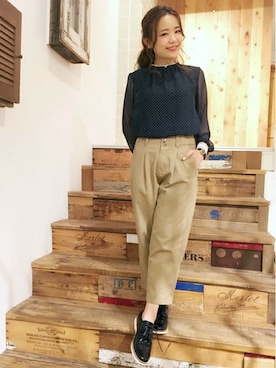 flowerさん（レディース・160cm）の秋コーディネート