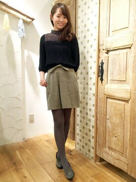 flowerさん（レディース・160cm）の秋コーディネート