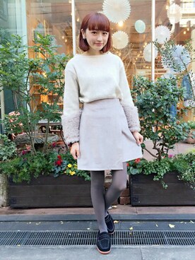 flowerさん（レディース・160cm）の冬コーディネート