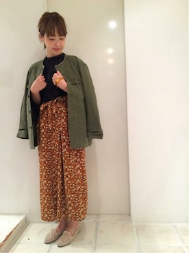 flowerさん（レディース・159cm）の秋コーディネート